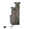 Glitzhome&#xAE; 33&#x22; Natural Leaf Textured 4-Tier Outdoor Fountain